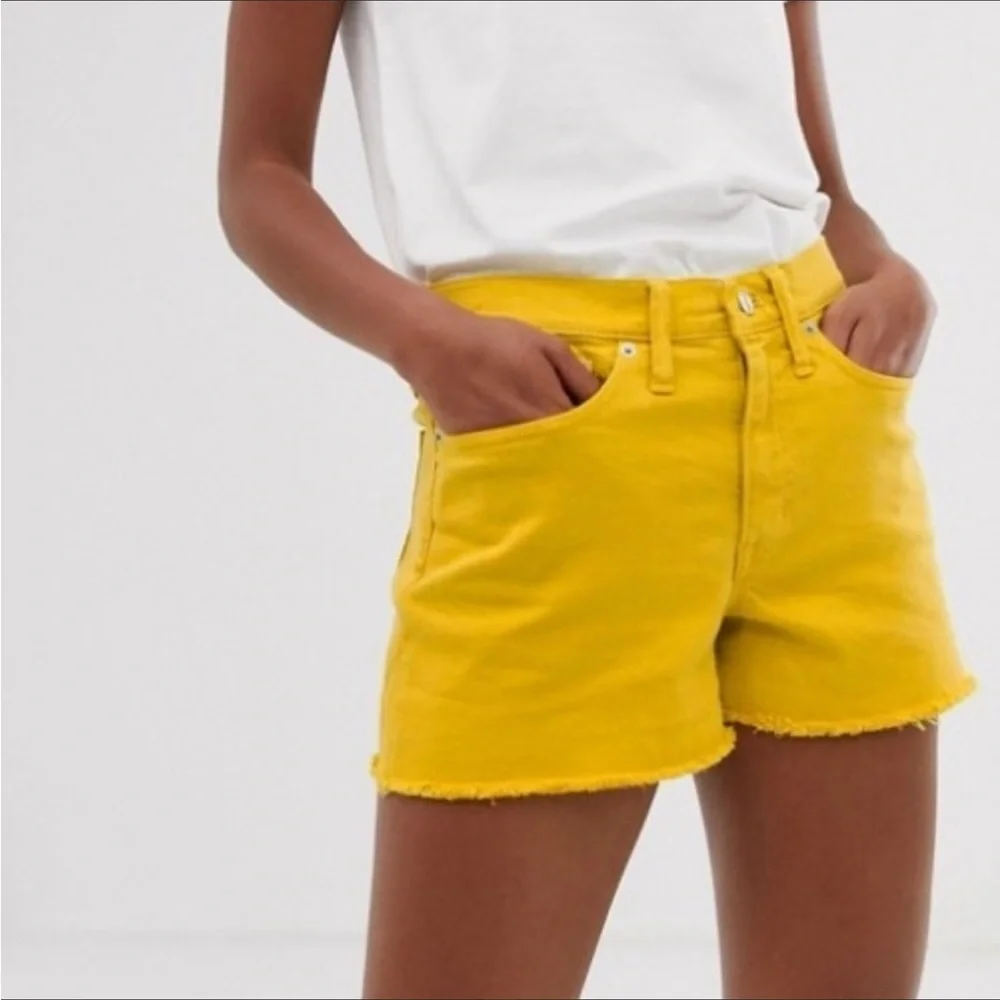 J. Crew Mercantile Gold Shorty Shorts size 24
